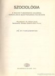 DR. MOLNÁR LÁSZLÓ - Szociológia  1974. (teljes) [antikvár]