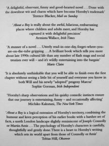 Nick Hornby - About a Boy [antikvár]