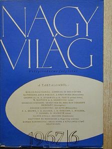 Ágai Ágnes - Nagyvilág 1967. június [antikvár]