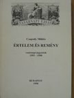 Csapody Miklós - Értelem és remény [antikvár]