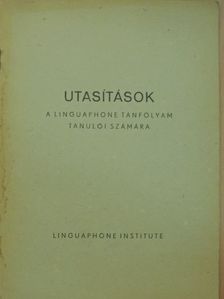 Utasítások a Linguaphone tanfolyam tanulói számára [antikvár]
