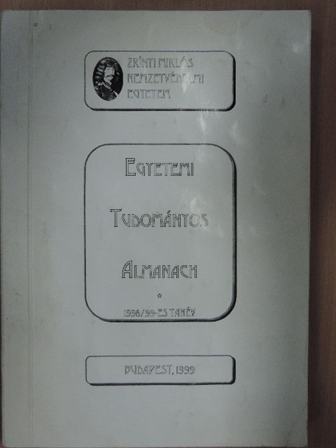 Baksa Béla - Egyetemi Tudományos Almanach 1998/99. [antikvár]