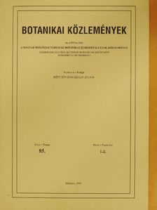 Fekete Gábor - Botanikai közlemények 1999/1-2. [antikvár]