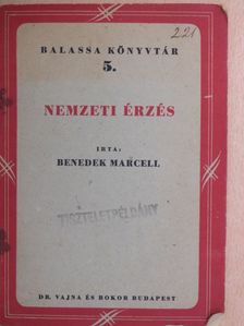 Benedek Marcell - Nemzeti érzés [antikvár]