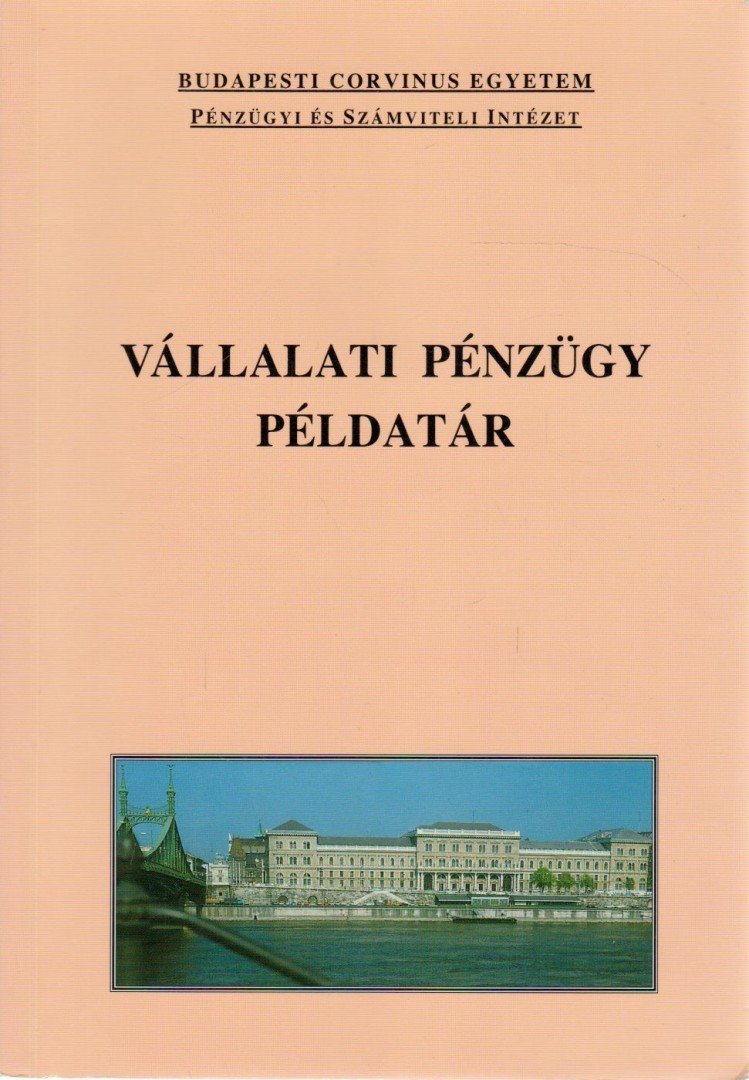 Vállalati pénzügyi példatár [antikvár]