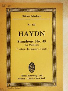 Joseph Haydn - Symphony No. 49 [antikvár]
