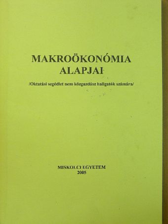 Makroökonómia alapjai [antikvár]