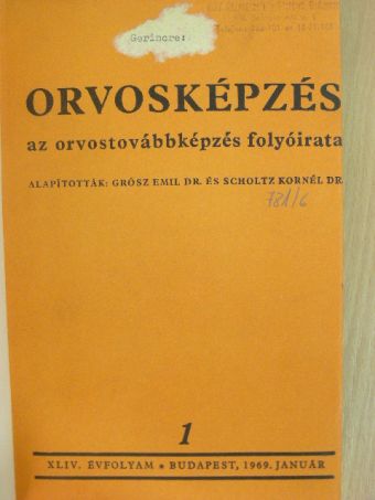 Antoni Ferenc - Orvosképzés 1969. január-december/különszám [antikvár]