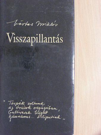 Vértes Miklós - Visszapillantás [antikvár]
