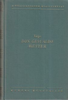 VERGA, GIOVANNI - Don Gesualdo mester [antikvár]