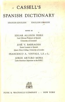 Cassell's Spanish-English / English-Spanish Dictionary [antikvár]