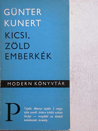 Günter Kunert - Kicsi, zöld emberkék [antikvár]