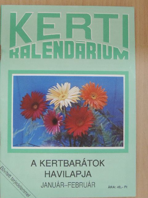 Dr. Ferenczy Tibor - Kerti Kalendárium 1992. január-február [antikvár]