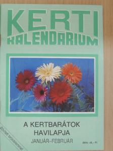 Dr. Ferenczy Tibor - Kerti Kalendárium 1992. január-február [antikvár]