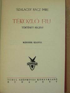 Szalacsy Rácz Imre - Tékozló fiu [antikvár]