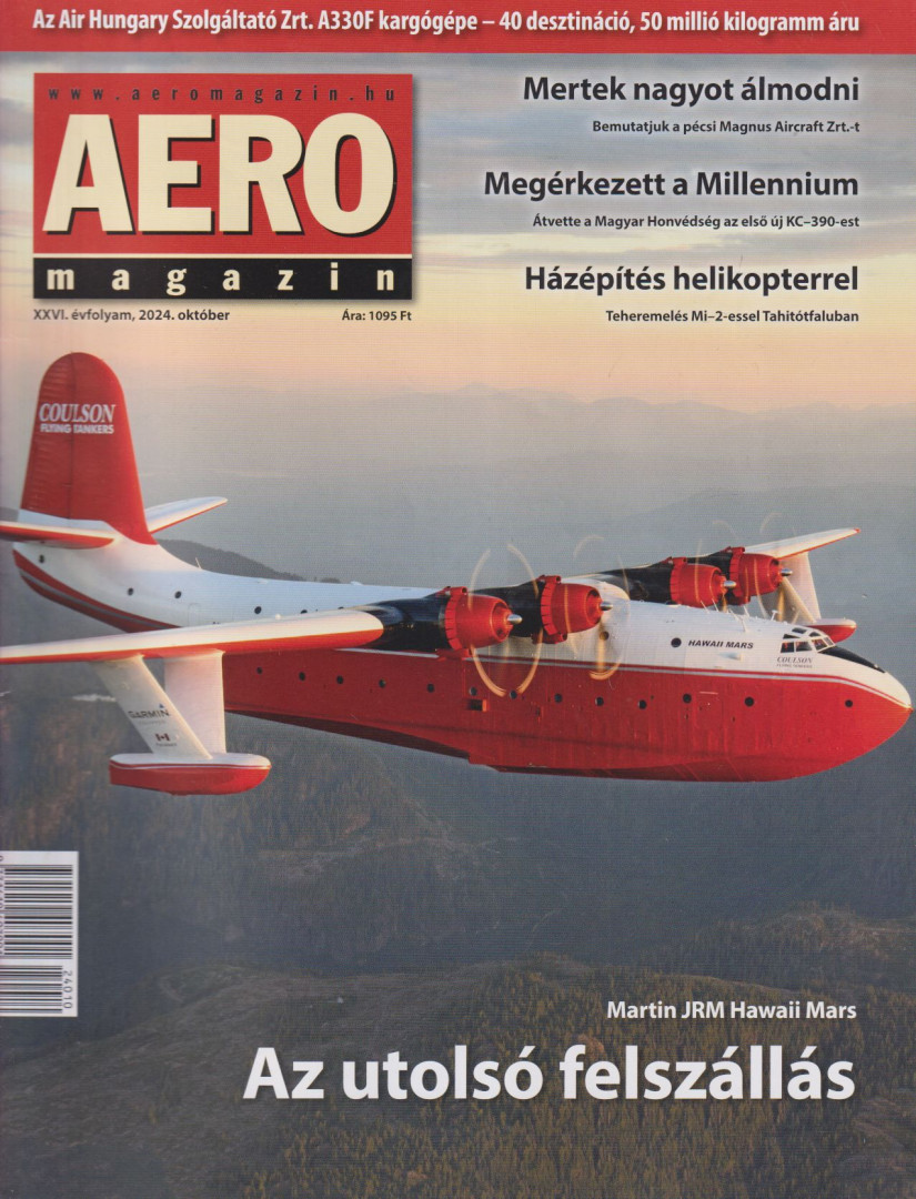 Sajtos Zoltán - Aero Magazin 2024. október [antikvár]