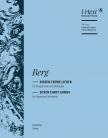 BERG - SIEBEN FRÜHE LIEDER FÜR SINGSTIMME UND ORCHESTER. URTEXT PARTITUR