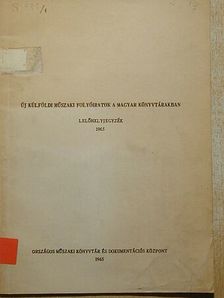 Új külföldi műszaki folyóiratok a magyar könyvtárakban [antikvár]