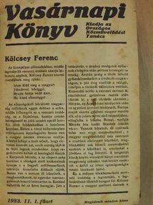 Vasárnapi Könyv 1923. II. (fél évfolyam) [antikvár]