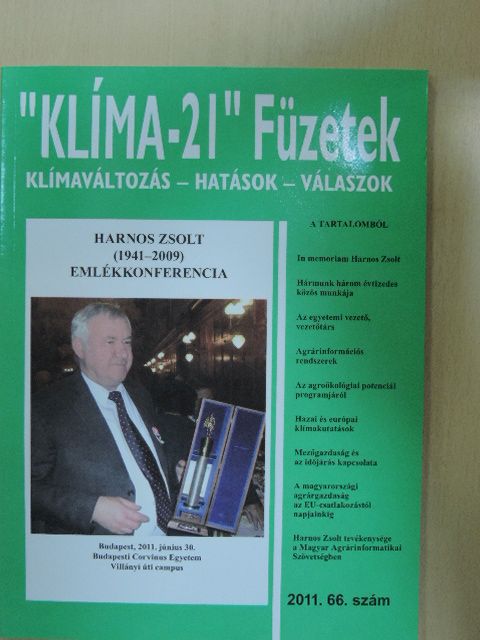 Barabásné Martos Júlia - "Klíma-21" Füzetek 2011/66. [antikvár]