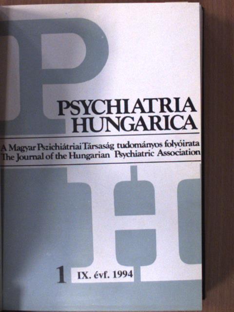 Dr. Arató Mihály - Psychiatria Hungarica 1992/1-6./Supplementum I. [antikvár]