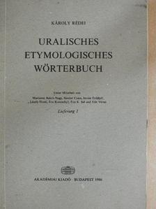 Csúcs Sándor - Uralisches Etymologisches Wörterbuch I. (töredék) [antikvár]