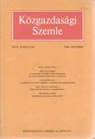 Szabó Katalin - Közgazdasági Szemle XLVI. évfolyam 1999. október [antikvár]