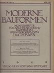 Moderne Bauformen April 1914 [antikvár]