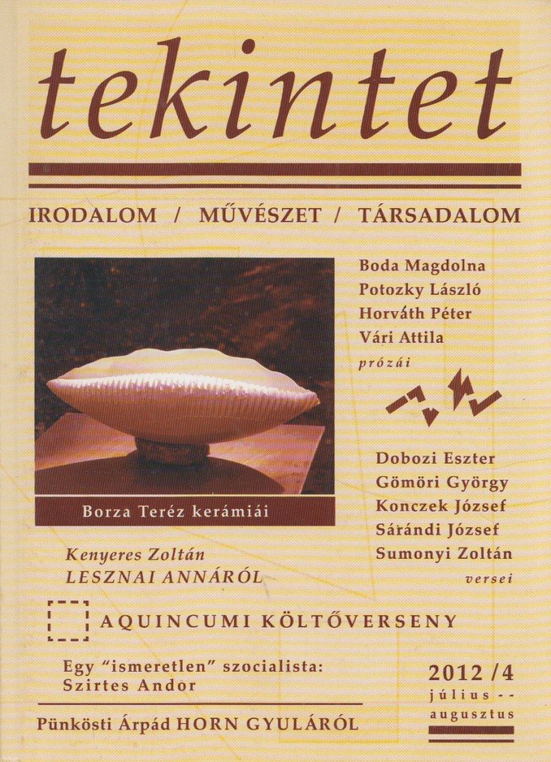 Farkas László - Tekintet 2012/4 [antikvár]