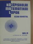 Honyek Gyula - Középiskolai matematikai lapok 1991. szeptember [antikvár]