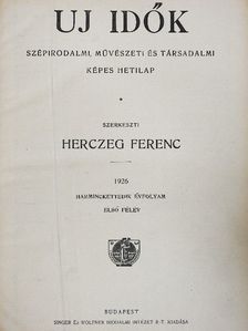 Andersen György - Uj Idők 1926. január-június (fél évfolyam) [antikvár]