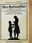Laurence Patrick Anthony Kitching - Der Hofmeister [antikvár]