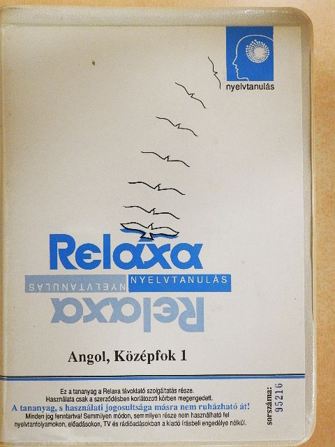 Barbel Hildebrandt-Dommel - Relaxa Angol, Középfok-1 - 6 db kazettával [antikvár]