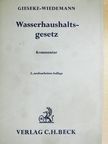 Dr. jur. Dr.-Ing. E. h. Paul Gieseke - Wasserhaushaltsgesetz [antikvár]