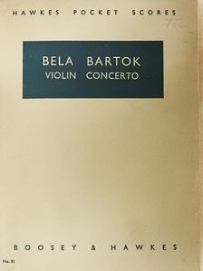 Bartók Béla - Violin concerto [antikvár]