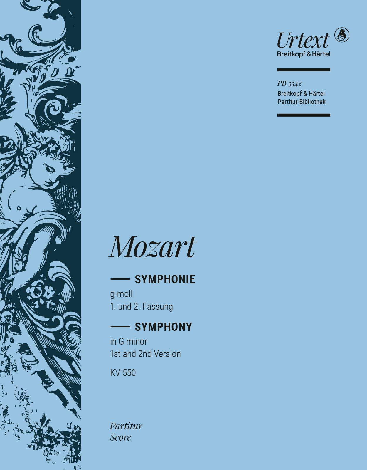 MOZART, W,A, - SYMPHONIE g-MOLL 1. UND 2. FASSUNG KV 550