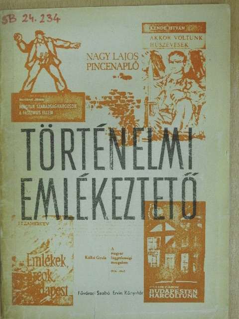 Történelmi emlékeztető [antikvár]