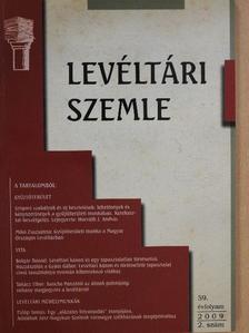 Bolgár Dániel - Levéltári Szemle 2009/2. [antikvár]