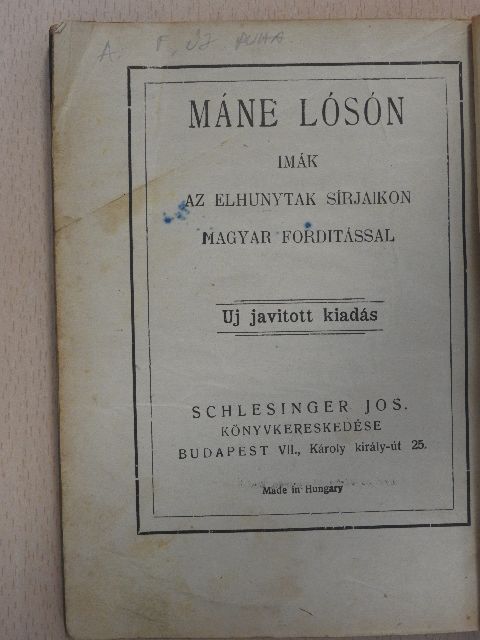 Máne Lósón [antikvár]