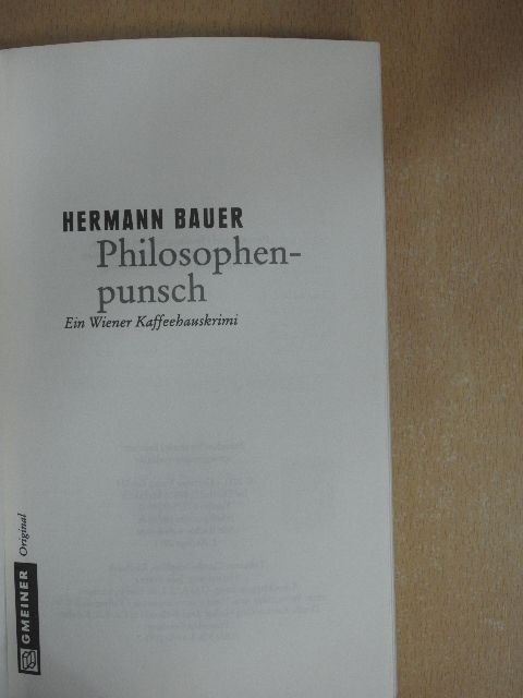 Hermann Bauer - Philosophenpunsch [antikvár]