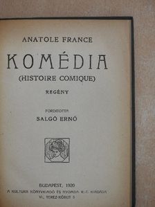 Anatole France - Komédia [antikvár]