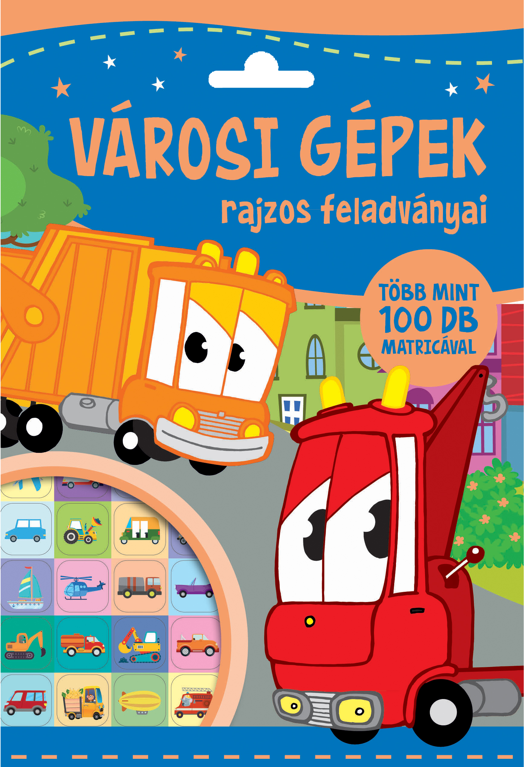 Városi járgányok rajzos feladványai