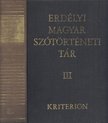 SZABÓ T. ATTILA - Erdélyi magyar szótörténeti tár III. Elt-Fel [antikvár]