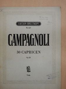 B. Campagnoli - 30 capricen  [antikvár]