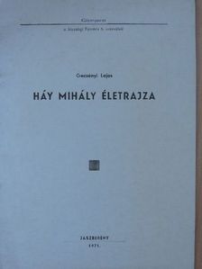 Gecsényi Lajos - Háy Mihály életrajza [antikvár]