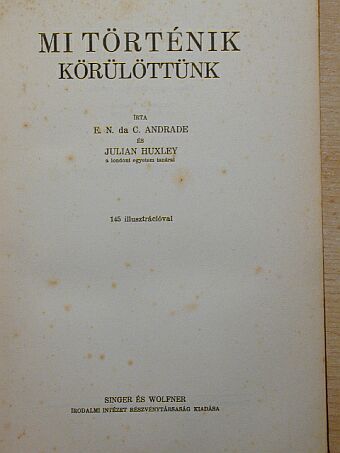 Andrade - Mi történik körülöttünk [antikvár]