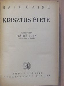 Hall Caine - Krisztus élete II. [antikvár]