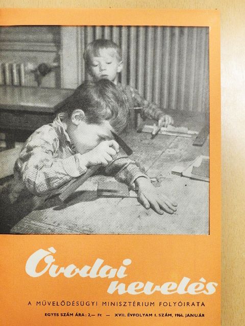 Dr. Velis Béláné - Óvodai nevelés 1964. január-december [antikvár]
