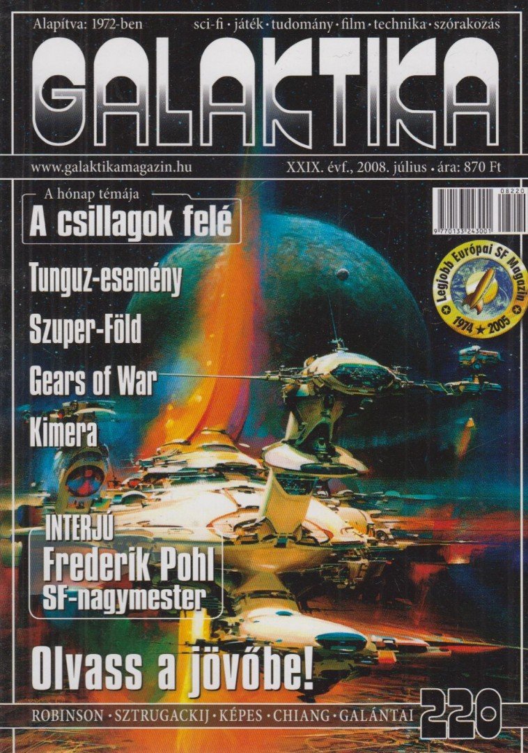 BURGER ISTVÁN - Galaktika 220. XXIX. évf. 2008. július [antikvár]