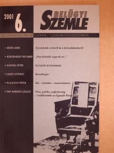 Békés Imre - Belügyi Szemle 2001/6. [antikvár]